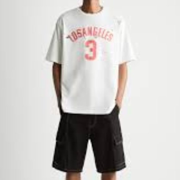 Zara Paint Platter T-Shirt Short Sleeve Los Angeles #3 New with Tags Small - Picture 1 of 6